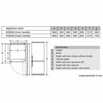 Bosch Series 4 324L Freestanding Bottom Mount Frost Free Fridge KGN36VI3AA hero image