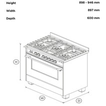 Fisher & Paykel Series 7 90cm Classic Freestanding Dual Fuel Cooker Stainless Steel OR90SCG2X1 hero image