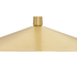 CTO Lighting Tinto Large Pendant Light - Satin Brass Shade with Dark Bronze Drop Rod TINPELSBBZ image NaN