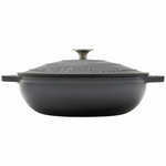 Westinghouse 4L Cast Iron Round Shallow Pot Ombre Grey WHCIPRS3002G hero image