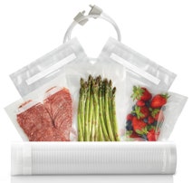 FoodSaver 28cm Bag Rolls and FoodSaver Urban Series Vacuum Sealer Pack VS0520VS6100 hero image