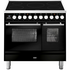 ILVE Professional Plus Series 90cm Induction Double Oven with Milano Knobs PDI09WE3BK image NaN