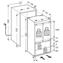 Liebherr 522L Integrated French Door Fridge ECBN8872 hero image
