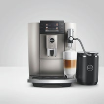 Jura E8 INTD Automatic Coffee Machine Silver 15721 hero image