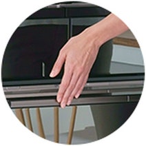Hitachi 735L Multi Drawer French Door Refrigerator Crystal Black Glass R-ZX740RAXK hero image