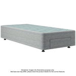 Sealy Spacesaver Front End Drawer Long Single Bed Base Sand SVF-SAN-SXL hero image