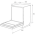 Omega 60cm Semi-Integrated Dishwasher Stainless Steel ODWIS6015X image NaN