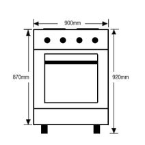 Euromaid GE90S 90cm Freestanding Dual Fuel Oven/Stove hero image