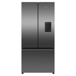 Fisher & Paykel Series 7 511L French Door Fridge With Ice and Water Black Stainless Steel RF505ANUB1 hero image