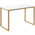 Zinus Home Office Computer Desk Gold 119cm AU-UTDDT1ZC-47G image NaN