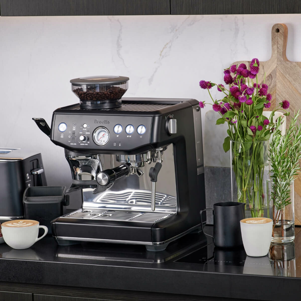 Black breville coffee machine discount