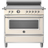 Bertazzoni 90cm Heritage Cream Induction Freestanding Oven HER95I1EAVT image NaN
