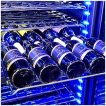 Schmick Upright Dual Zone Glass Door Wine Refrigerator Stainless Steel BD425D hero image