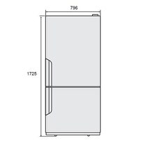 Westinghouse 530L Bottom Mount Fridge WBE5304SAL hero image