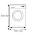 Panasonic NA-127VB3WA1 7kg Super Smart Front Load washing Machine image NaN