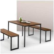 Zinus Louis 3 Piece Dining Set Brown AU-TS-4830 hero image