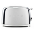 Smeg 50s Retro Style 2 Slice Toaster Chrome TSF01SSAU  image NaN