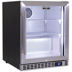 Schmick 89L Under Bench Heated Glass Stainless Steel Bar Fridge SK86R-HD hero image