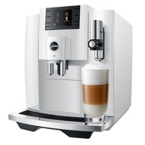 Jura E8 Piano Automatic Coffee Machine White 15490 hero image