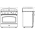 Falcon 90cm Classic FX Stone White-Chrome Dual Fuel Freestanding Oven CLA90FXDFWHCH image NaN