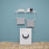 Elfa Laundry Solution With Drying Rack 12079 image NaN