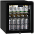 Schmick Glass Door Mini Bar Fridge With Lock Black HUS-SC50AB image NaN