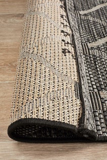 Rug Culture Terrace Large Black Rug 400X80CM - TER-5501-BLK-400X80 hero image