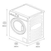 Fisher & Paykel 10kg Front Load Washing Machine WH1060P1 hero image