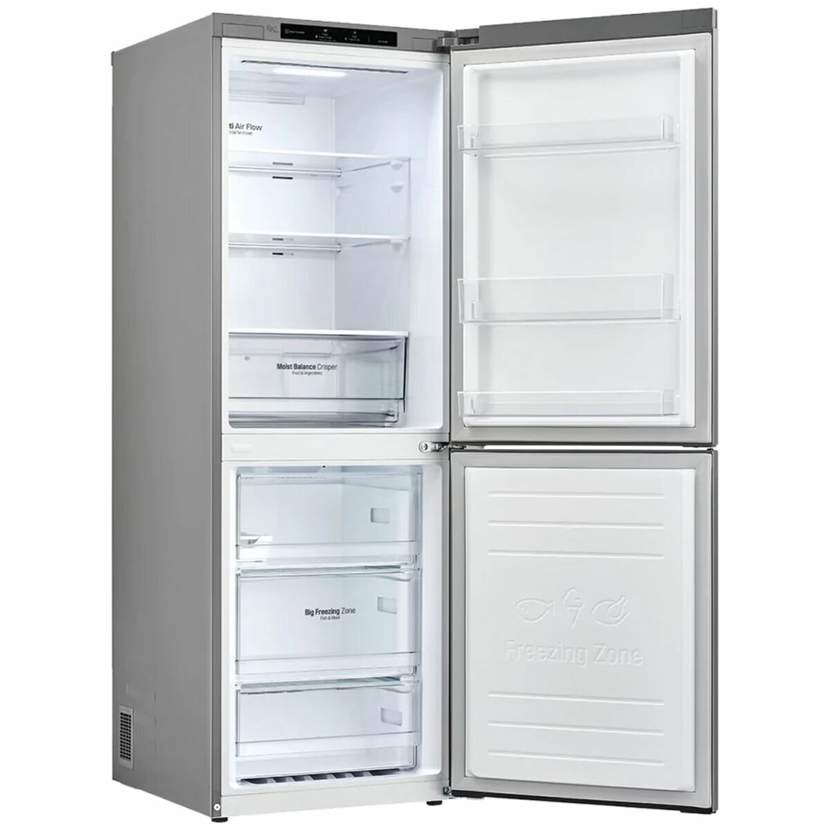 LG 306L Bottom Mount Fridge Stainless Steel GB-335PL hero image