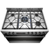 Westinghouse 90cm Dual Fuel Pyrolytic Freestanding Cooker with SteamBake Dark Stainless Steel WFEP9717DD  image NaN