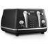 DeLonghi Icona Capitals 4 Slice Toaster Auckland Black CTOC4003BK image NaN