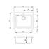 Oliveri Santorini Grande Topmount Sink White ST-WH1561-OF image NaN