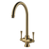 Turner Hastings Gosford Double Sink Mixer Brushed Brass GO203DM-BB image NaN