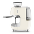 Smeg 50s Style Espresso Machine with Built-in Grinder Cream EGF03CRAU image NaN
