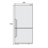 Westinghouse 450L Bottom Mount Fridge WBE4504SARH image NaN