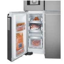 Westinghouse 609L Quad Door Refrigerator Dark Stainless Steel WQE6870BA hero image