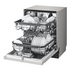 LG 60cm 14 Place Setting QuadWash Built Under Dishwasher Stainless Steel XD4B24UPS image NaN