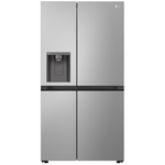 LG 635L Side by Side Fridge with Ice & Water Dispenser Stainless Steel GS-L600PL hero image