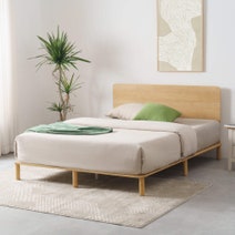 Zinus Arden Queen Bamboo Wood Bed Frame AU-FPWNH2-08Q hero image