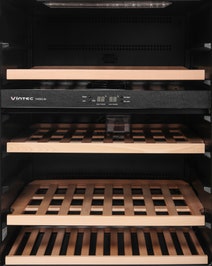 Vintec 40 Bottle Dual Zone Wine Storage Cabinet V40SG2EBK hero image