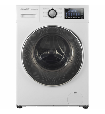 Sharp 8kg Front Load Washer ES-A814FL-W | Appliances Online