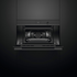 Fisher & Paykel 76cm Series 9 Contemporary Compact Combi-Microwave Oven Black Glass OM76NDTDB1  image NaN