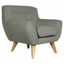 Ostro Bremer Grey Armchair Y23520BSKY33 hero image