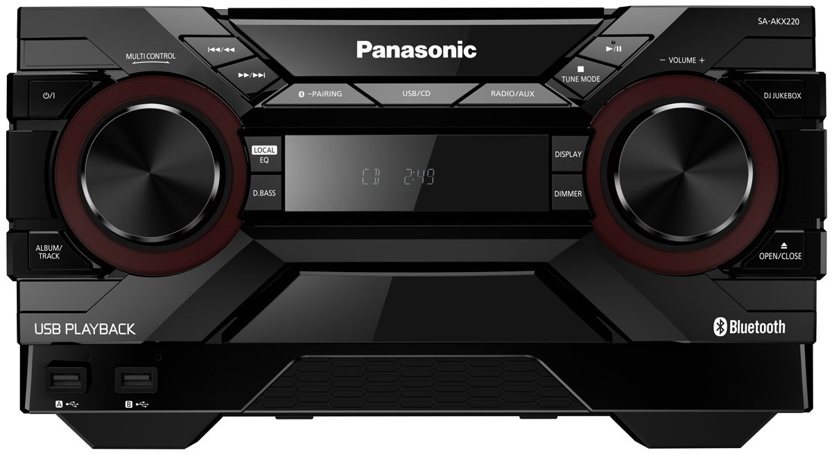Panasonic SC-AKX220GNK Mini Hi-Fi System with Bluetooth