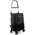 Rolser One Tweed TShop Foldable 4 Wheel Swivelling Trolley Black R-ONE001-1023 image NaN