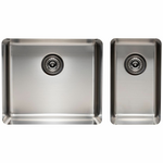 Titan Large and Small Bowl Sink Brushed Steel TSSS5228 hero image