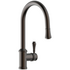 Armando Vicario Provincial Pull Out Kitchen Mixer Tap Brushed Black Nickel 400674BBN-LF image NaN