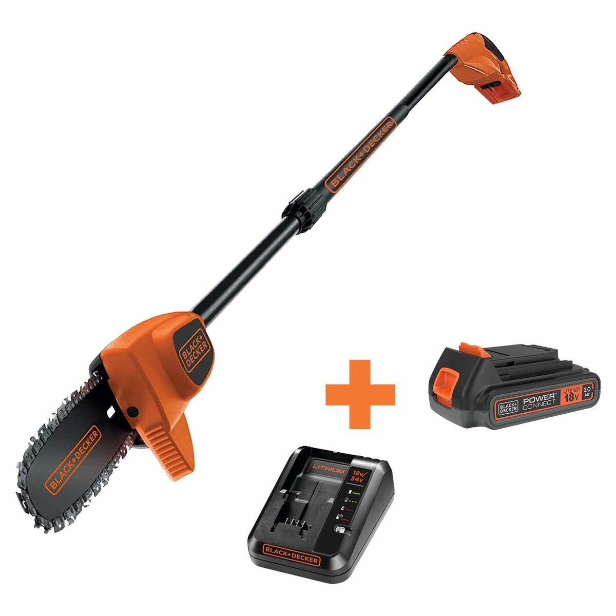 Black and decker pole shop saw 18v battery