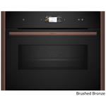 NEFF 45cm Compact Oven with Microwave Brushed Bronze C29MS3AY0-BB hero image