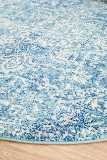Rug Culture Evoke Large Blue Rug 240X240CM - EVO-253-BLUE-240X240 hero image